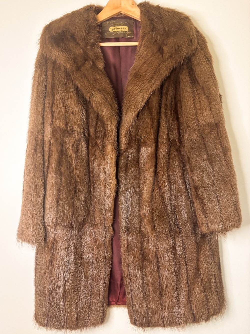 Vintage, Canadian made, Brown Mink Fur Coat